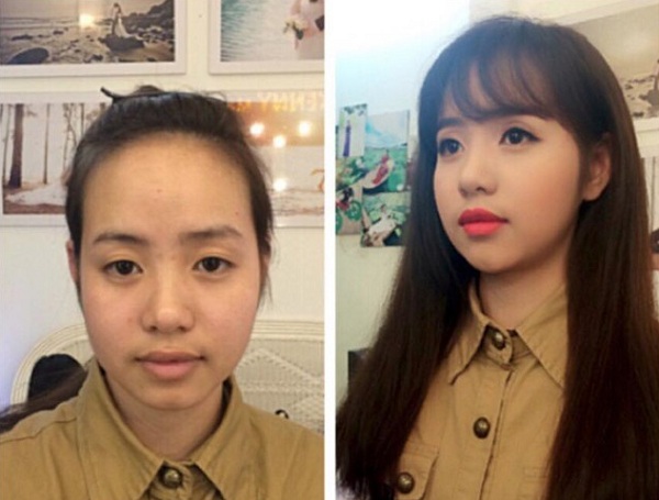 Loạt ảnh trước và sau make up tiếp tục khiến người xem không thể tin vào mắt - Ảnh 8.
