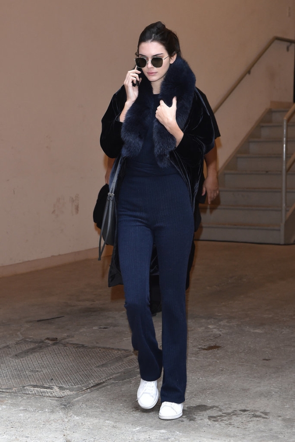 Kendall Jenner wearing a coat by THEPERFEXT.  