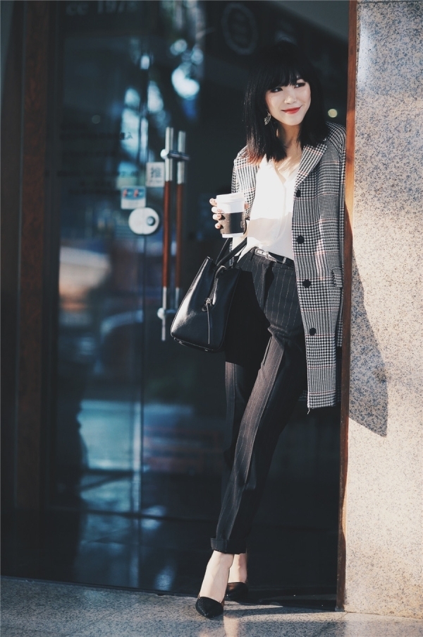 Workday dressing with MANGO - MAGIC杨梦晶 - 