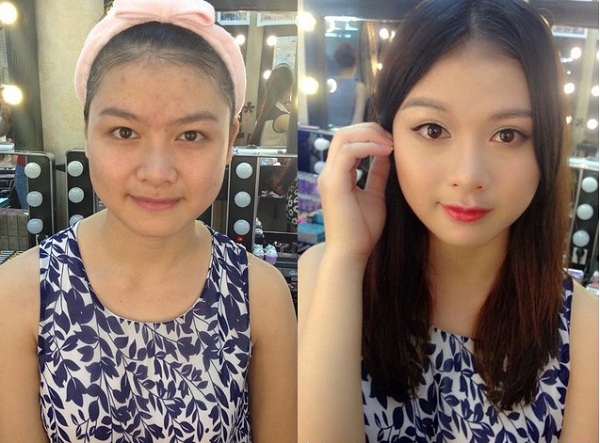 Loạt ảnh trước và sau make up tiếp tục khiến người xem không thể tin vào mắt - Ảnh 10.