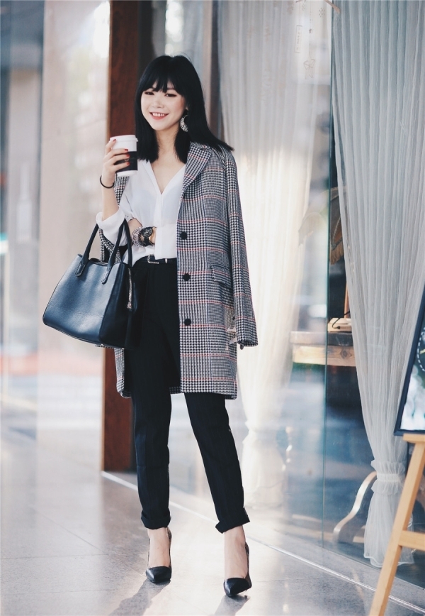 Workday dressing with MANGO - MAGIC杨梦晶 - 