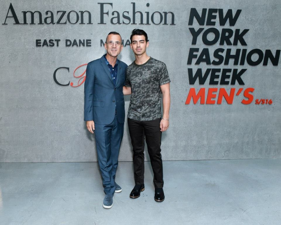 Steven Kolb, Joe Jonas ở New York Fashion Week Mens 2015