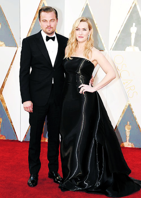 Bộ đôi Titanic tái ngộ trên thảm đỏ Oscar. Kate Winslet 