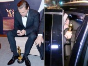 Làng sao - Mải vui, Leo DiCaprio "bỏ quên" cả tượng vàng Oscar