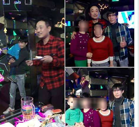  Hình ảnh người lái xe gây tai nạn tên Vinh (ngoài cùng bên phải) chụp cùng Quốc Khanh lan truyền trên mạng gây nhiều tin đồn thất thiệt. 