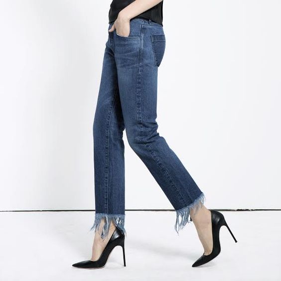 Quần jeans lửng