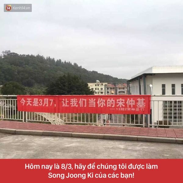 Những khẩu hiệu chào mừng ngày Con gái  có tâm  nhất của các nam sinh Trung Quốc