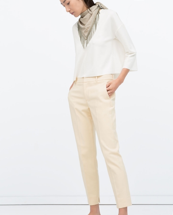 Image 2 of SKINNY TROUSERS from Zara 