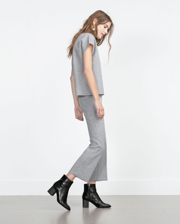 Image 1 of CROPPED TROUSERS from Zara 