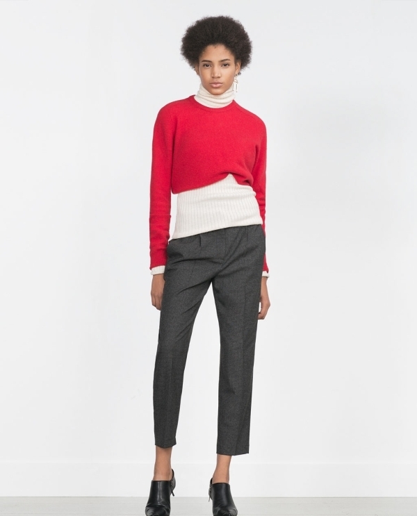 Image 1 of STRAIGHT-CUT TROUSERS from Zara 