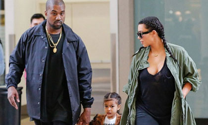 Vợ chồng Kim Kardashian quấn quýt không rời bất chấp tin đồn bất hòa