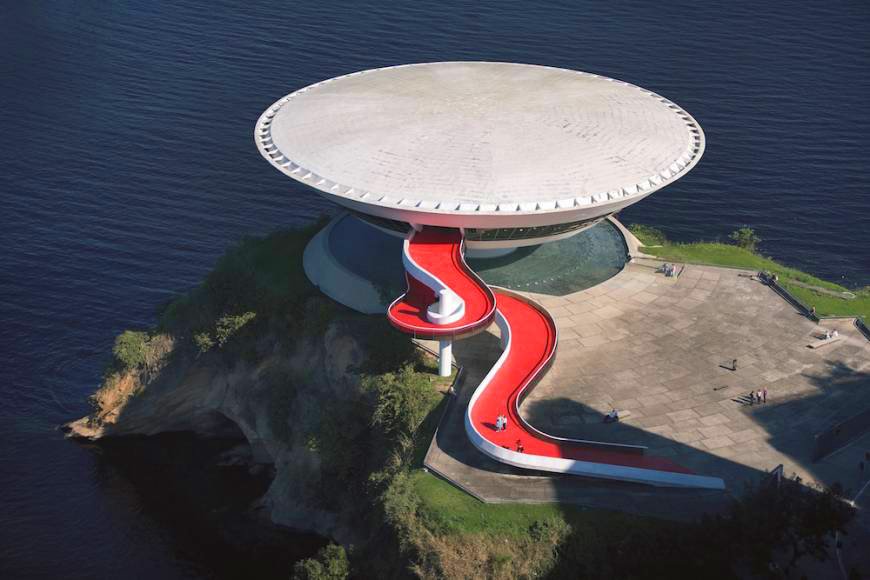 Bảo tàng nghệ thuật Niterói Oscar Niemeyer Oscar Niemeyer ở Rio de Janeiro, Brazil