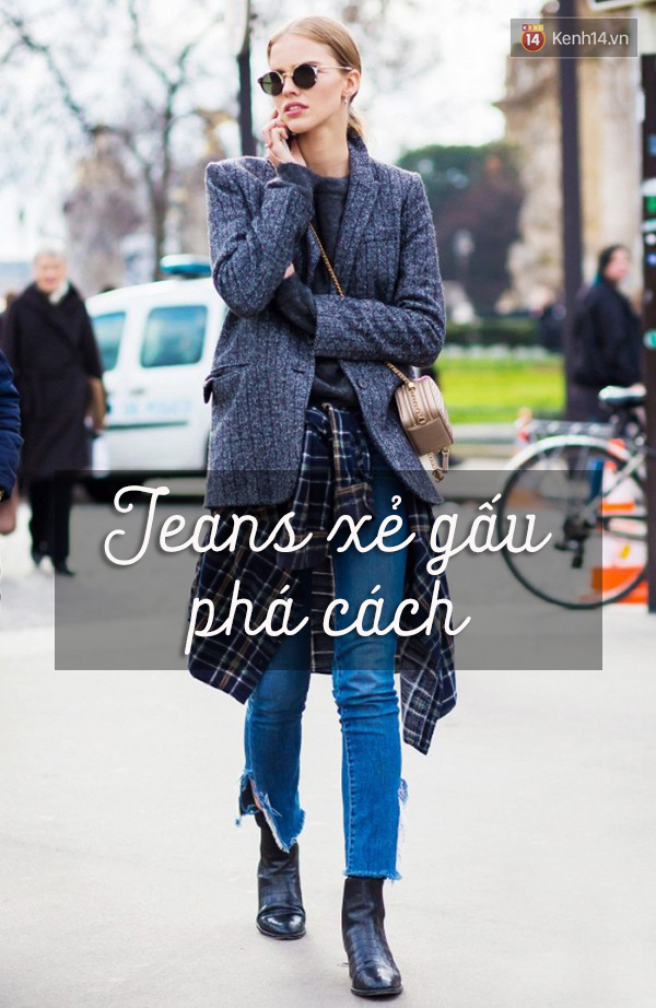 6 cách làm mới quần jeans đảm bảo chất từ các fashion blogger mà bạn nên học hỏi - Ảnh 12.