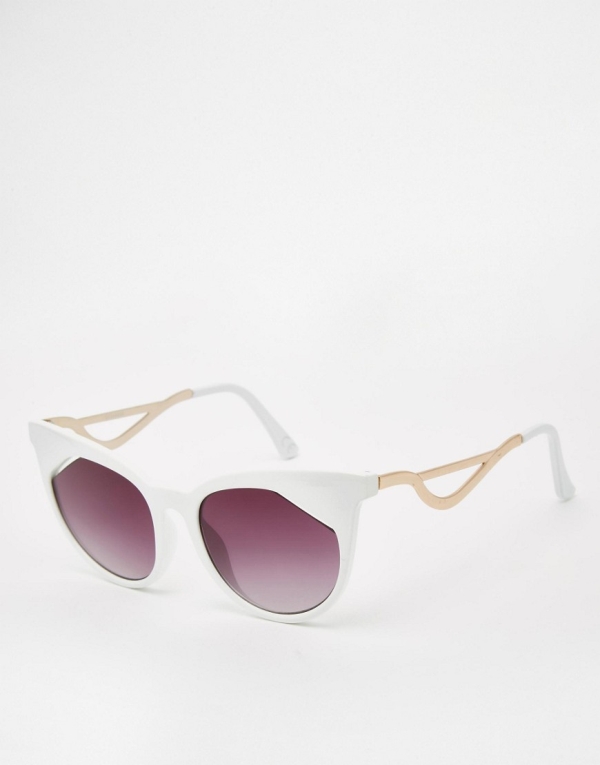 Image 1 of ASOS Cat Eye Sunglasses With Square Corner Lens