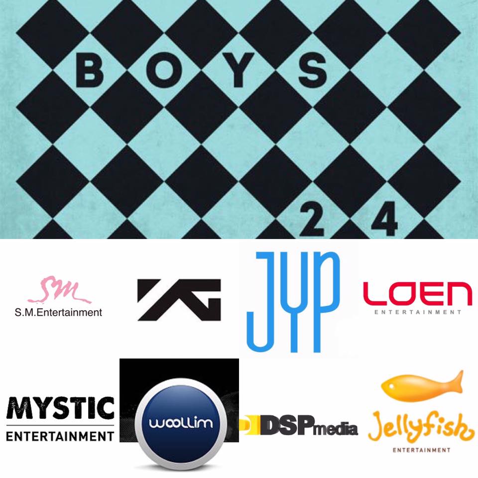 SM YG JYP tham gia dự án nhóm nam 24 thành viên của Mnet