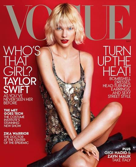 Taylor Swift xuất hiện trên trang bìa tạp chí Vogue