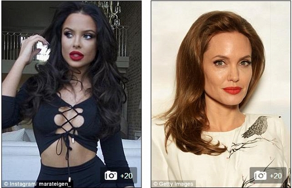 Cô gái giống Angelina Jolie  6