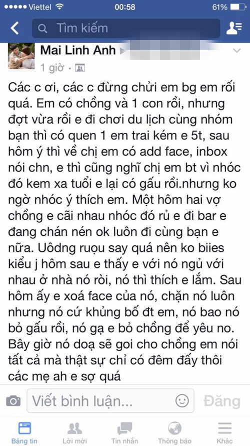 “Hot boy” bức xúc vì bị vu oan quyến rũ phụ nữ có chồng - 1