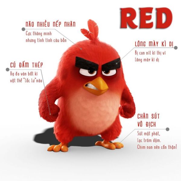 Cười té ghế xem chú hề Red làm trẻ con chết khiếp trong The Angry Birds Movie - Ảnh 4.