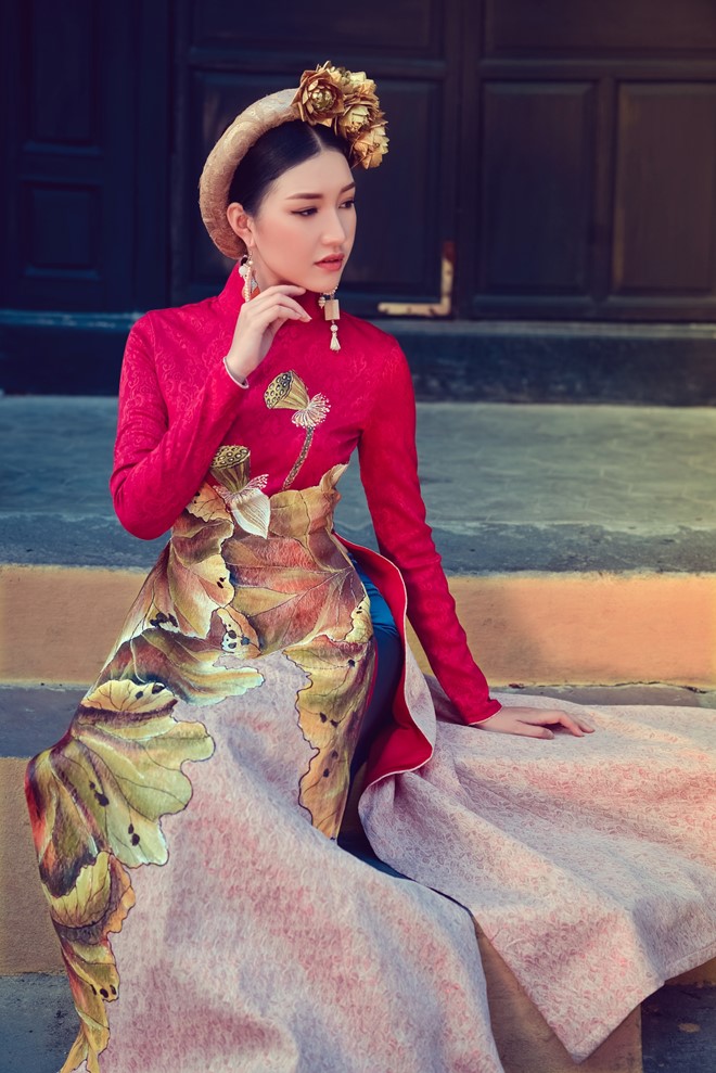 Hoa khoi Du lich Hue 2016 duyen dang ao dai hoa sen Dai noi hinh anh 3