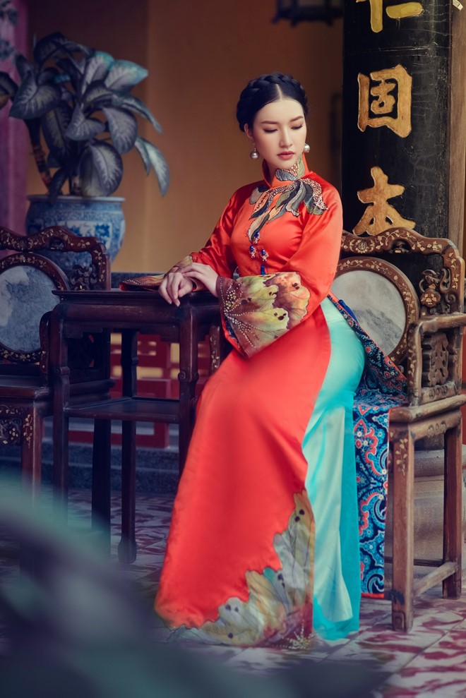 Hoa khoi Du lich Hue 2016 duyen dang ao dai hoa sen Dai noi hinh anh 6