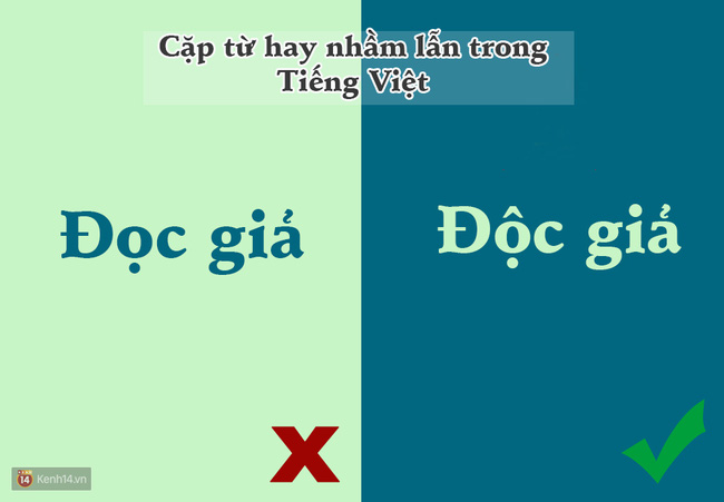 10 cặp từ ai ai cũng hay bị lẫn lộn trong tiếng Việt - Ảnh 1.