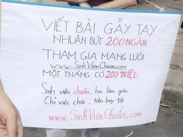 Những thông báo tuyển dụng chất nhất Việt Nam