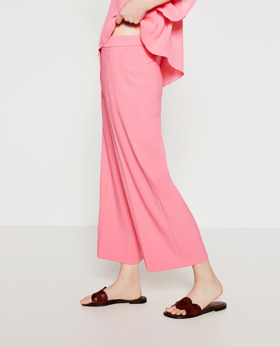 Image 3 of LOOSE-FIT TROUSERS from Zara