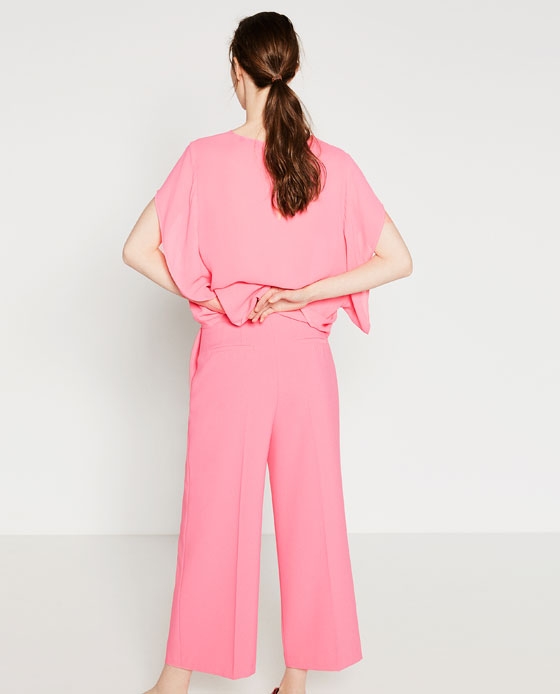 Image 4 of LOOSE-FIT TROUSERS from Zara