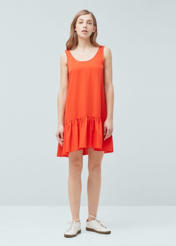 Fluted hem dress | MANGO