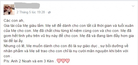 Hoa hậu Diễm Hương gây “sốc” khi bí mật sinh con lần 2?