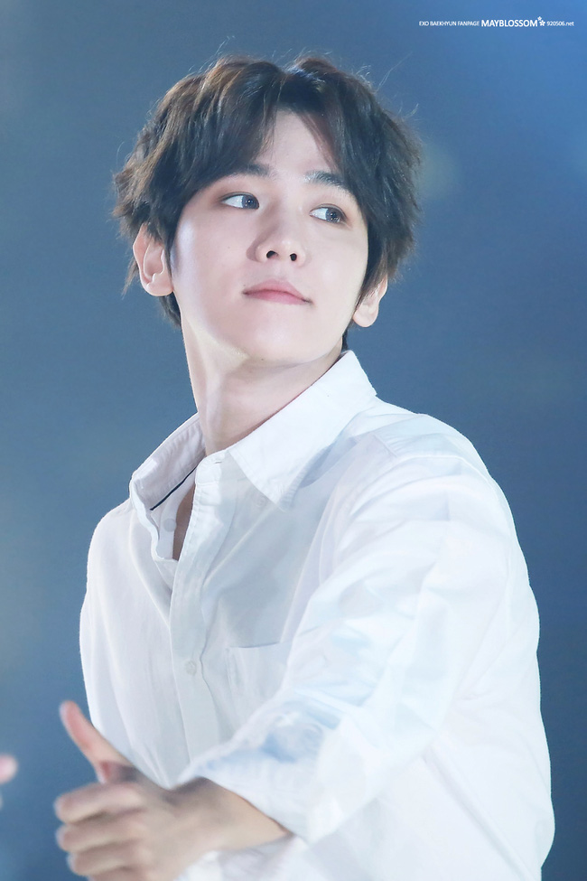 Baekhyun (EXO) đáng yêu chết người khi hát shy shy shy (TWICE) - Ảnh 1.