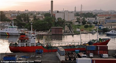 Hình ảnh của con tàu được chụp vào năm 2009