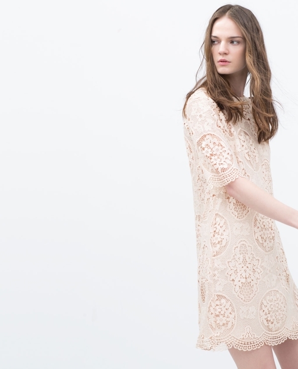 Image 3 of LACE DRESS from Zara 