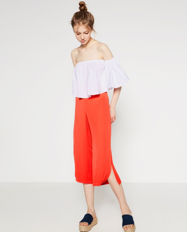 CULOTTES WITH SLITS