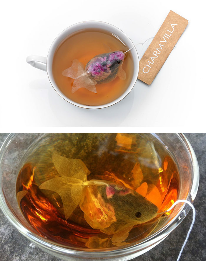  Gói trà lọc hình cá vàng 