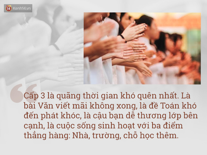 Mùa chia tay, hãy đọc những trích dẫn này để thấy cấp 3 là khoảng thời gian đẹp nhất! - Ảnh 1.