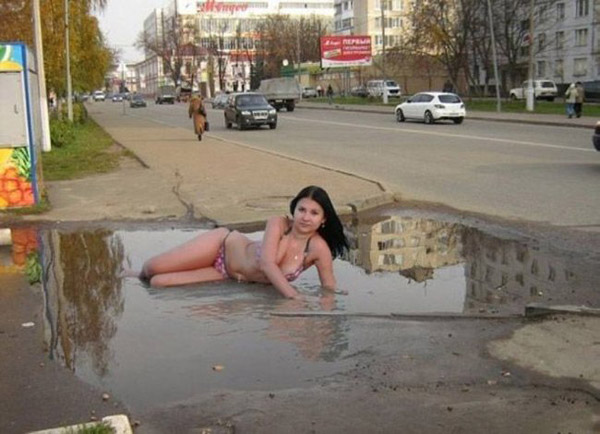 Chết cười với những hình ảnh hiếm thấy ở Nga