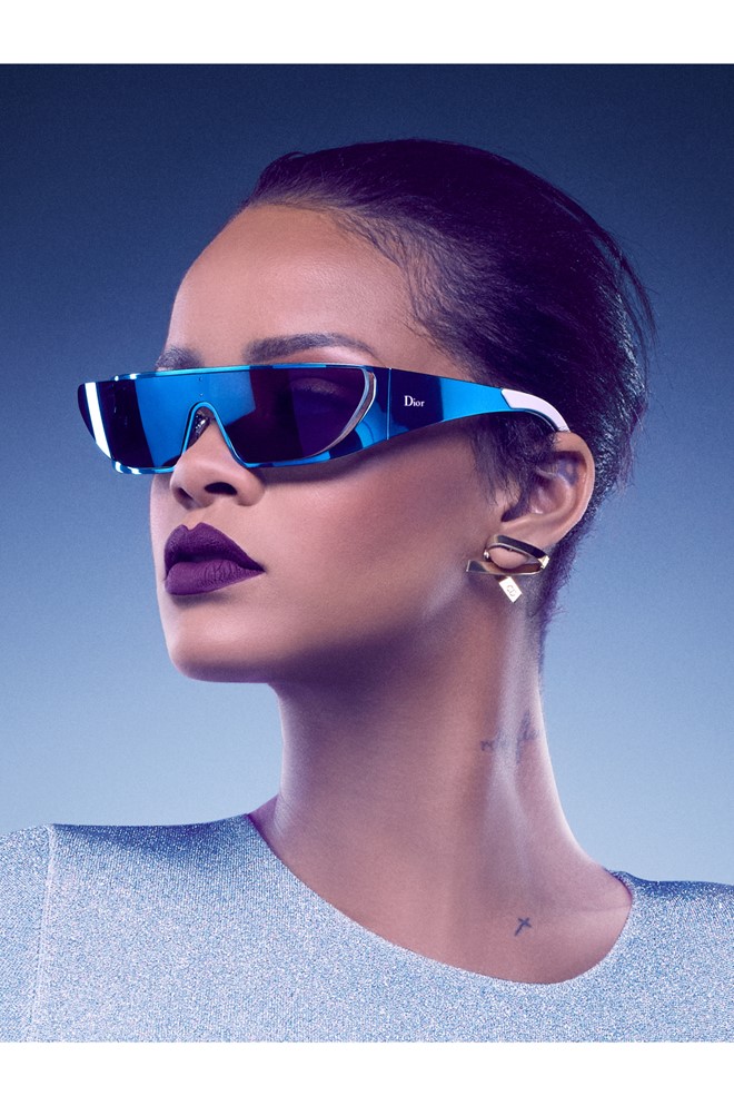 Rihanna ket hop cung Dior trong bo suu tap kinh mat moi hinh anh 1