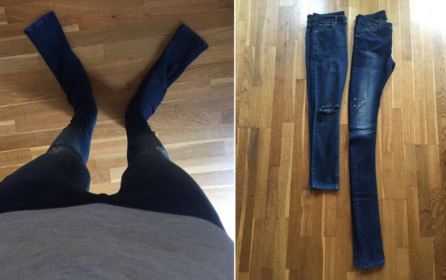 Chiếc quần jeans dài đến quái dị của ASOS và cái kết gây ngã ngửa - Ảnh 1.