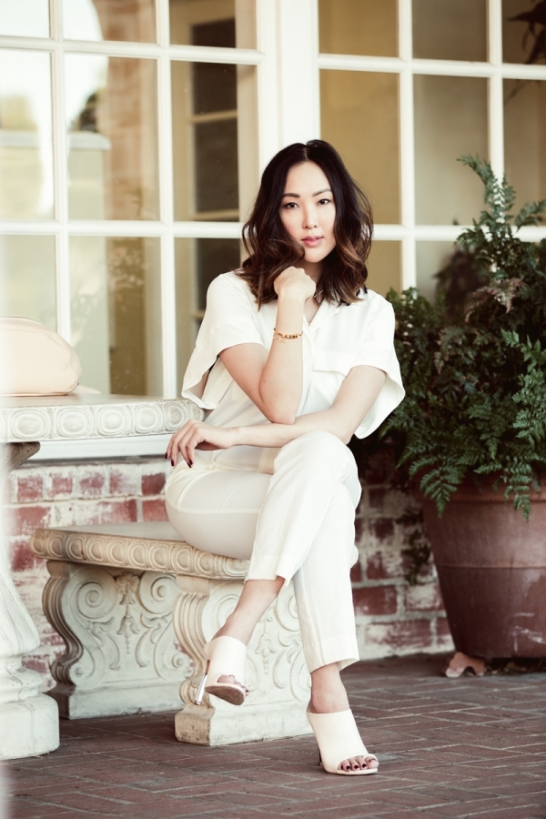 chriselle_lim_first_day_back_at_work_white_jumpsuit-3