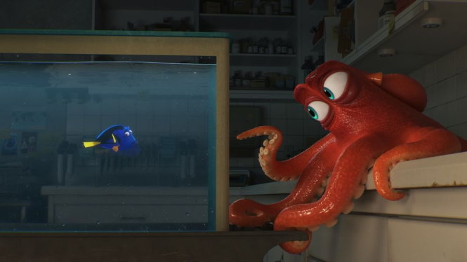 Chú bạch tuộc Hank - nhân vật mới đầy sinh động của Finding Dory - Ảnh: IMDb