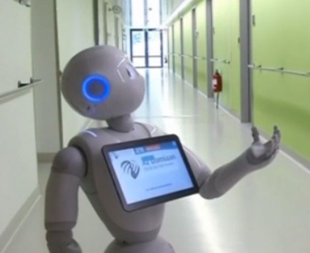 Robot có khả năng giao tiếp bằng 19 loại ngôn ngữ, cung cấp thông tin và giúp đỡ bệnh nhân