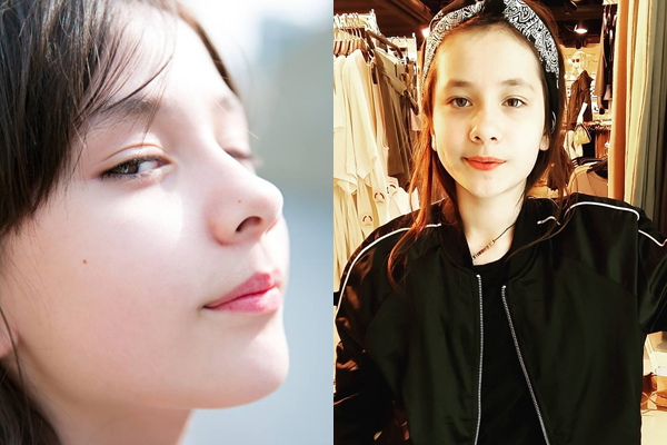 Em gái Lisa có mặt thon, cằm V-line, nét sắc sảo hơn. Lisa‬ từng đóng MV Memory của nhóm nhạc huyền thoại Kpop ShinHwa   năm 2015.
