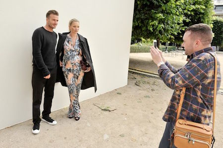 David Beckham và Kate Moss chụp hình ăn ý…