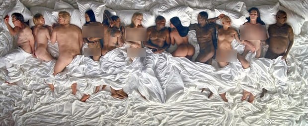 Taylor Swift nude trong MV moi cua Kanye West? hinh anh 1