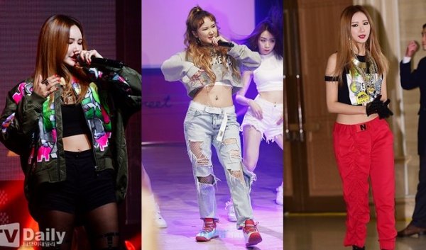 Hình tượng swag, cool ngầu của rapper cá tính nhóm EXID được phát huy tối đa trong các trang phục cá tính, bụi bặm nhưng cũng không kém phần sexy. So với chị cả Sol Ji hay tomboy Hani, LE vẫn tỏa sáng với hình tượng chị đại. LE từng hoạt động trong giới underground trước khi debut cùng EXID nên phong cách của cô nàng cũng khác biệt, khó nhầm lẫn với các nghệ sĩ khác.