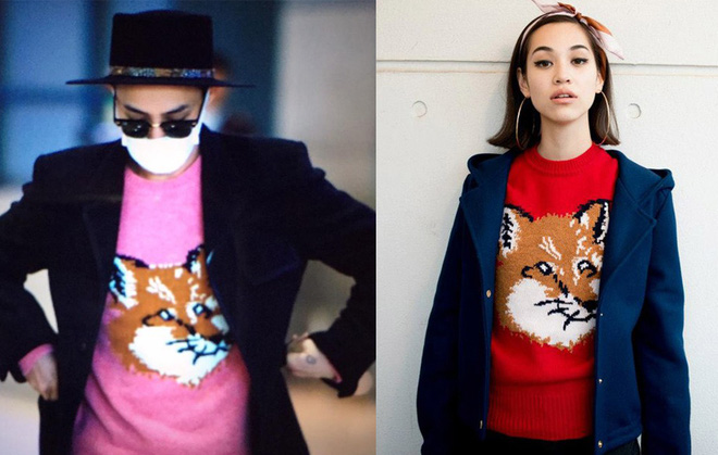 G-Dragon (Big Bang) và Kiko Mizuhara, cặp đôi đình đám một thời cũng thường xuyên sử dụng đồ đôi.