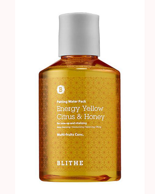 Energy Yellow Citrus & Honey Splash Mask, Blithe  Mặt nạ cấp tốc chanh mật ong là một sản phẩm độc đáo khác của Blithe gây sốt tại thị trường Hàn Quốc năm nay. Gọi là mặt nạ cấp tốc bởi chỉ cần đổ một vài giọt vào lòng bàn tay, vỗ đều lên mặt và rửa sạch, bạn sẽ thấy da căng mịn tức thì.  Giá: 45 USD  khoảng 1.000.000 đồng