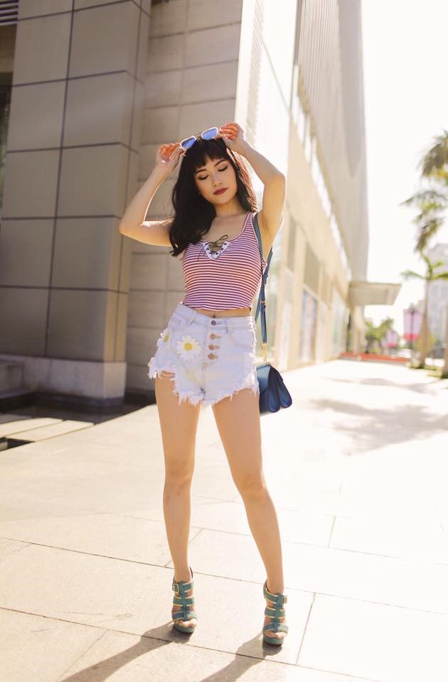 Si Thanh goi y cach mix ao crop top hinh anh 14